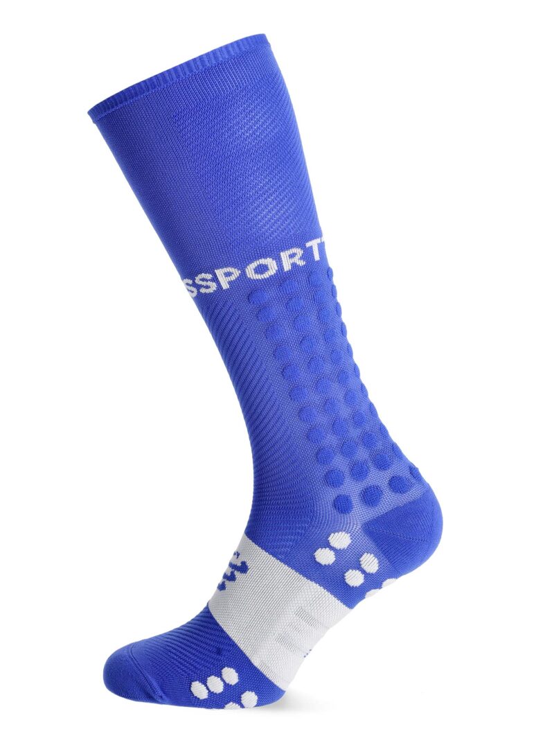 Cumpăra Șosete alergare Compressport Compression Full Socks Run - dazz blue/sugar