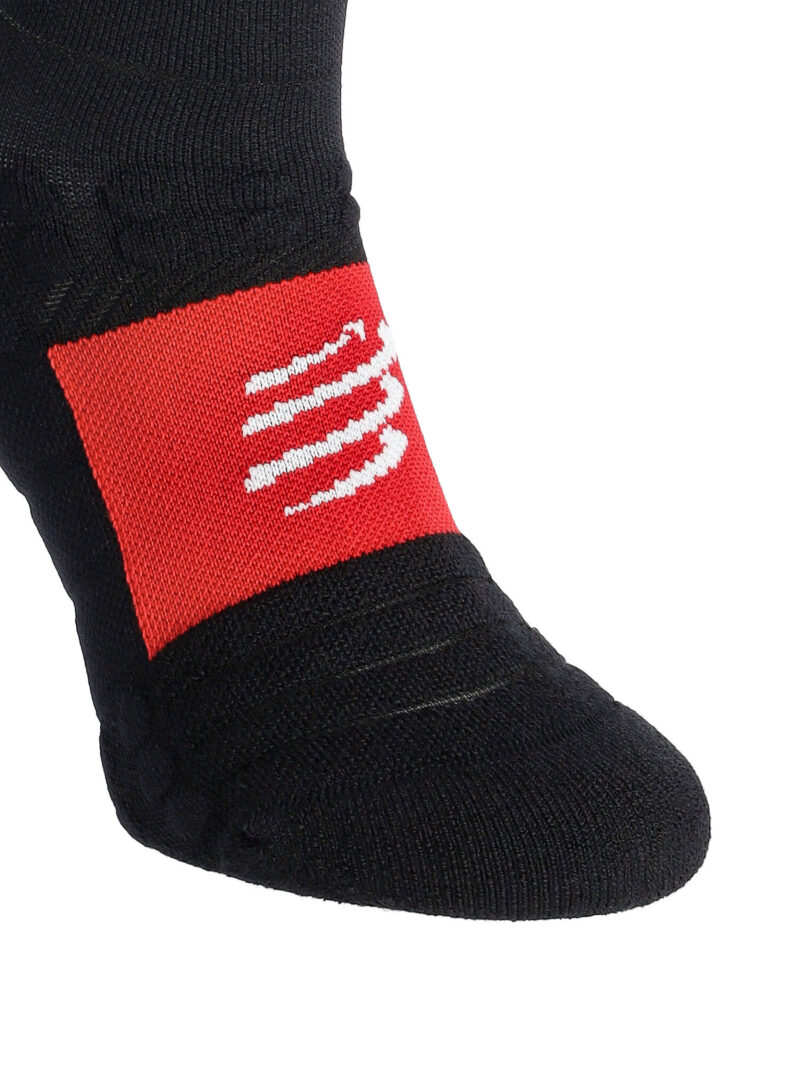 Preţ Șosete alergare Compressport Pro Racing Socks Winter Run - black/high risk red