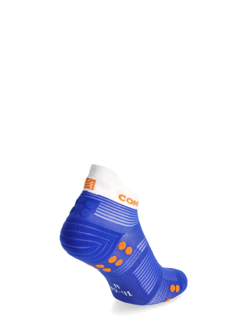 Șosete alergare Compressport Pro Racing Socks v4.0 Run Low - dazz blue/white preţ