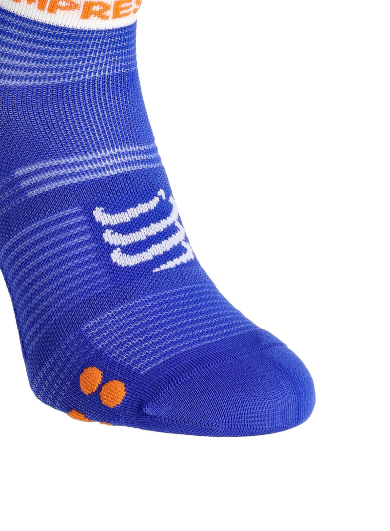 Preţ Șosete alergare Compressport Pro Racing Socks v4.0 Run Low - dazz blue/white