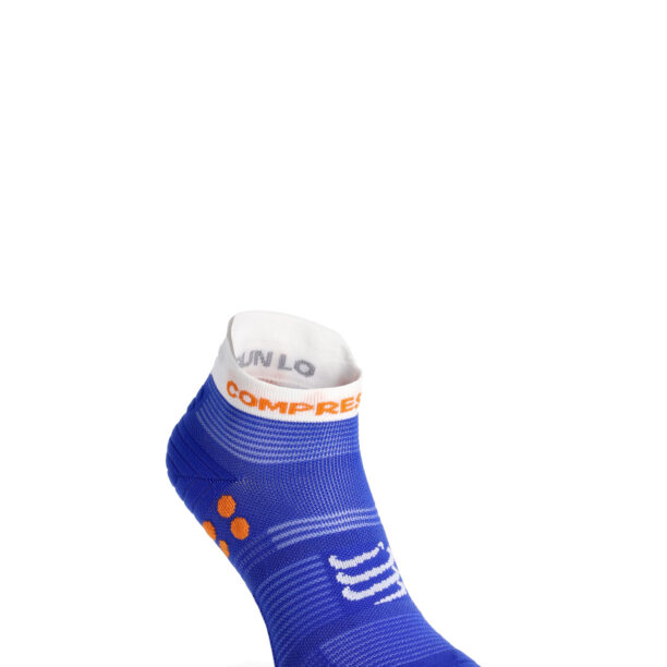 Șosete alergare Compressport Pro Racing Socks v4.0 Run Low - dazz blue/white