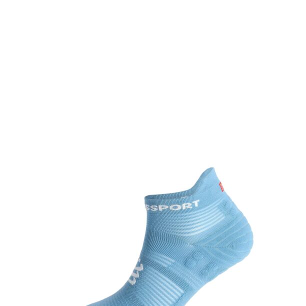 Cumpăra Șosete alergare Compressport Pro Racing Socks v4.0 Run Low - niagara blue/white