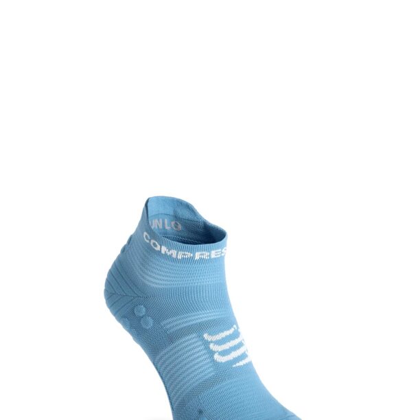 Șosete alergare Compressport Pro Racing Socks v4.0 Run Low - niagara blue/white