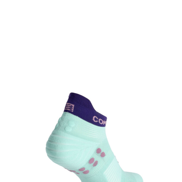 Șosete alergare Compressport Pro Racing Socks v4.0 Run Low - shell blue/purple preţ