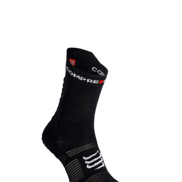 Șosete alergare Compressport Pro Racing Socks v4.0 Trail - black