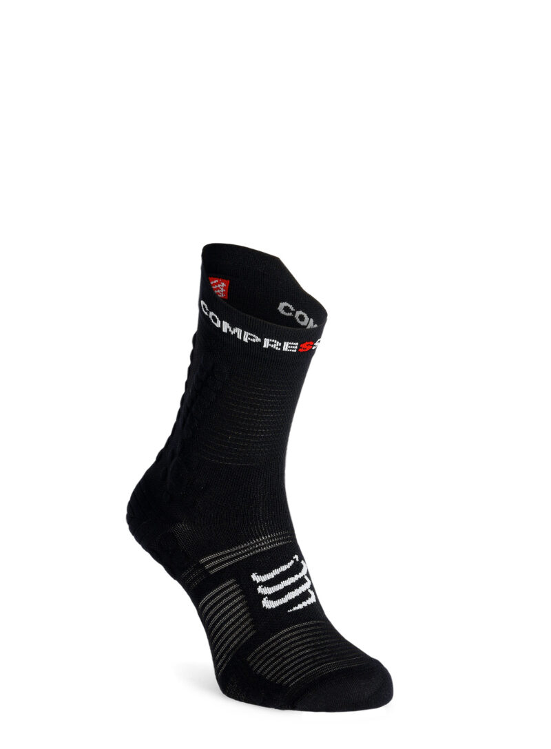 Șosete alergare Compressport Pro Racing Socks v4.0 Trail - black