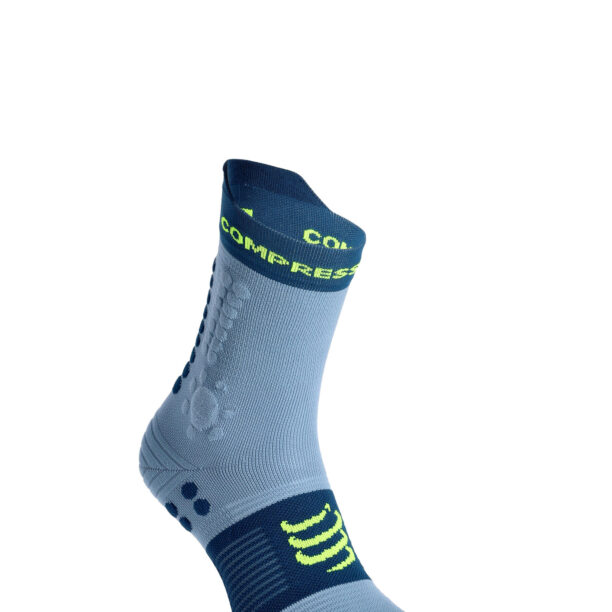 Șosete alergare Compressport Pro Racing Socks v4.0 Trail - denim/poseidon