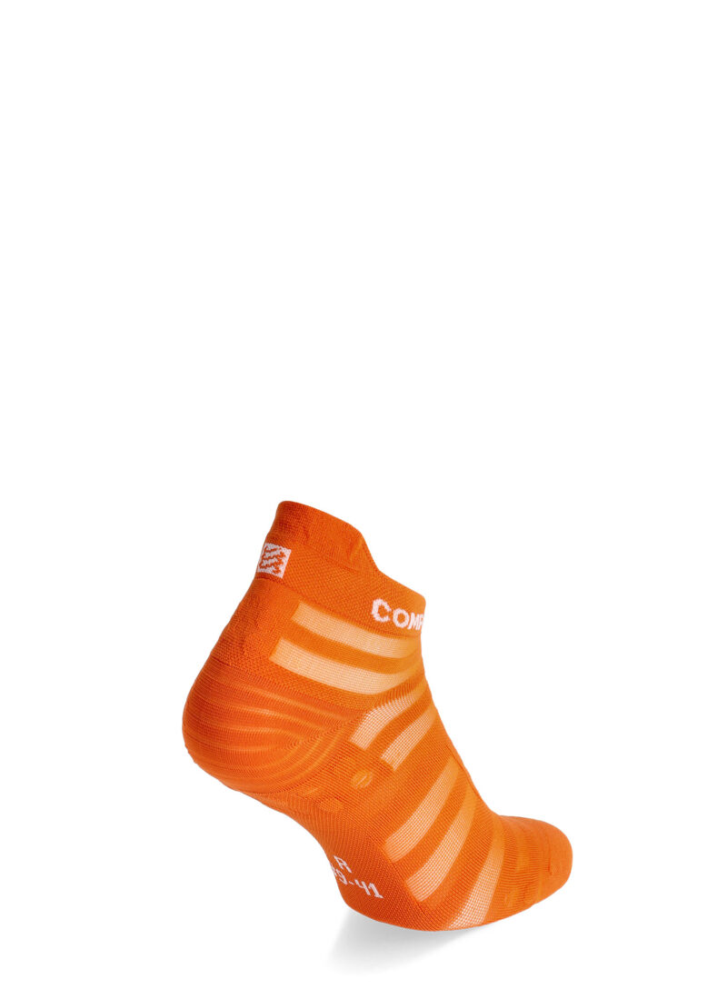 Șosete alergare Compressport Pro Racing Socks v4.0 Ultralight Run Low - fire/white preţ