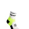 Șosete alergare Compressport Ultra Trail Socks v2.0 Low - white/safe yellow