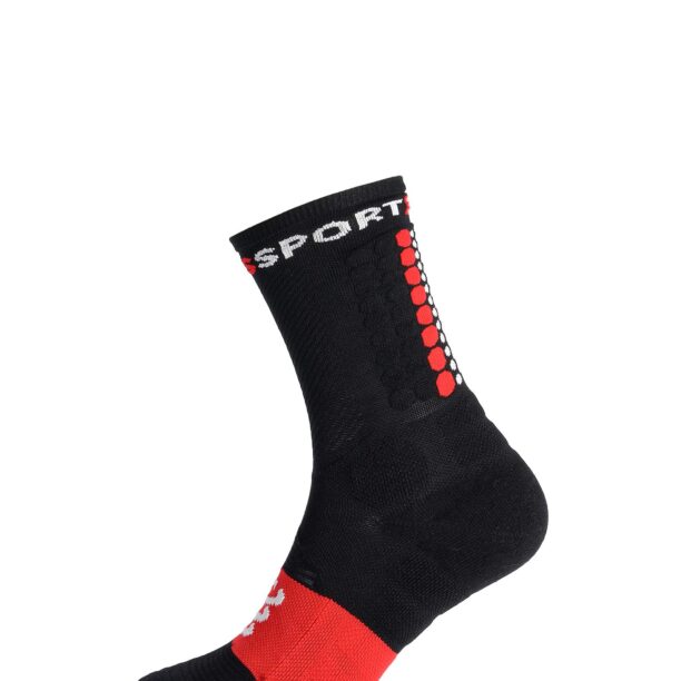 Cumpăra Șosete alergare Compressport Ultra Trail Socks v2.0 - black/red