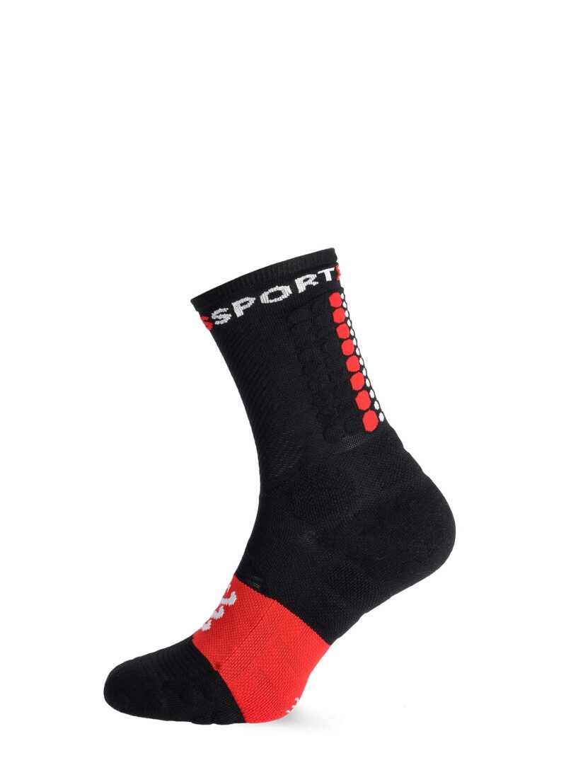 Cumpăra Șosete alergare Compressport Ultra Trail Socks v2.0 - black/red