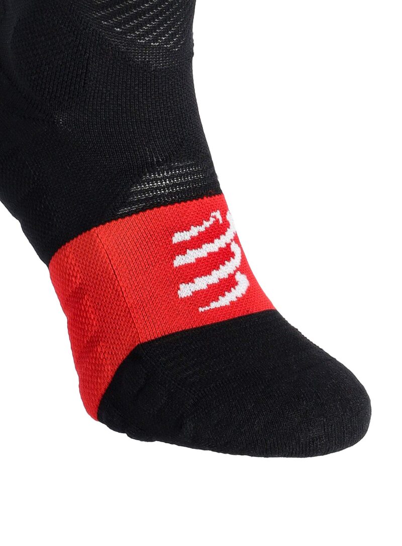 Preţ Șosete alergare Compressport Ultra Trail Socks v2.0 - black/red