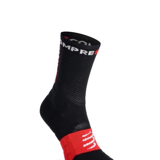 Șosete alergare Compressport Ultra Trail Socks v2.0 - black/red