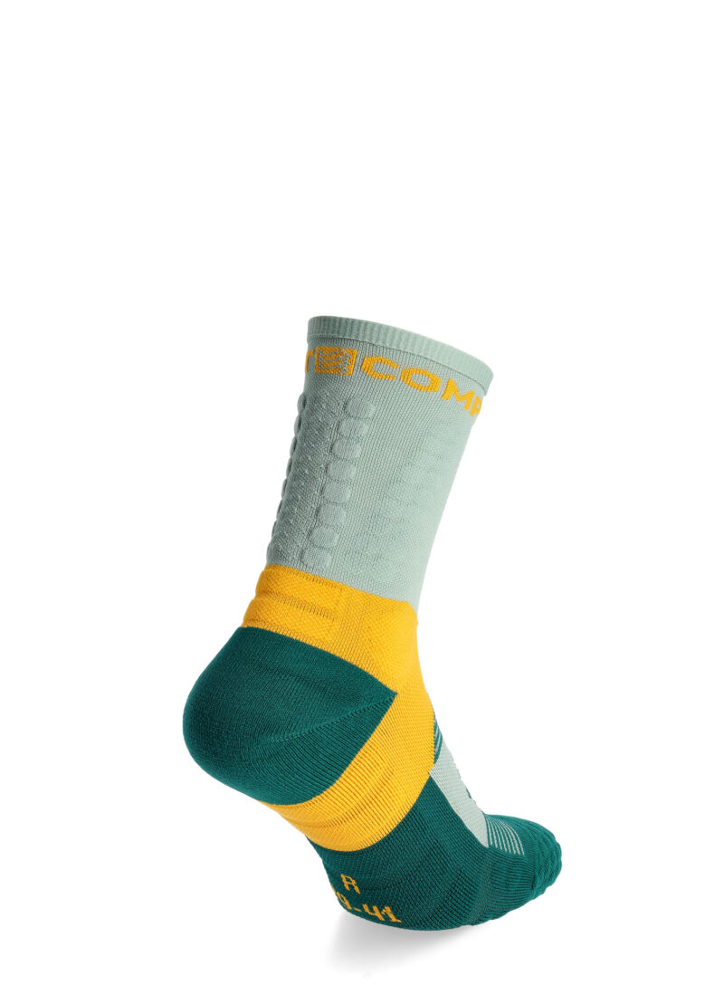 Șosete alergare Compressport Ultra Trail Socks v2.0 - slate grey/saffron preţ