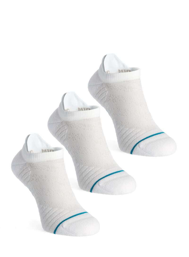 Șosete alergare Stance Athletic Tab 3 Pack - white