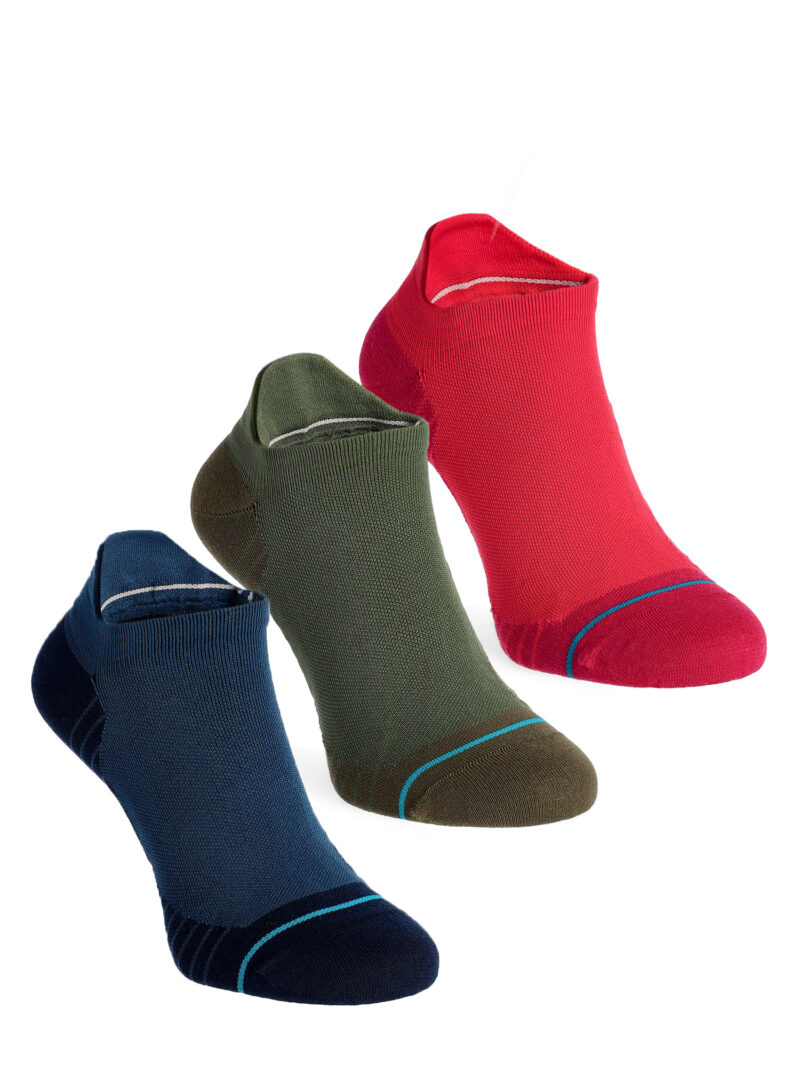 Șosete alergare Stance Get Set Tab 3 Pack - red