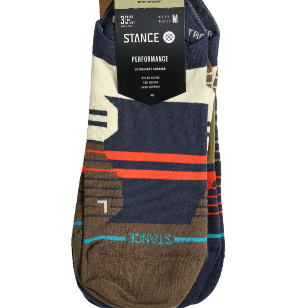 Șosete alergare Stance Route UL Tab 3-Pack - navy preţ