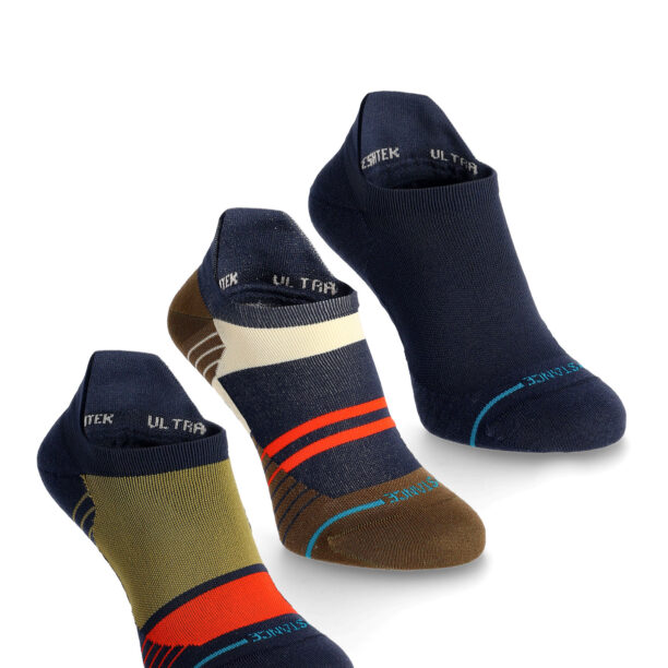 Șosete alergare Stance Route UL Tab 3-Pack - navy