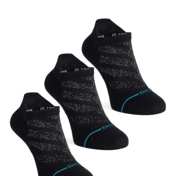 Șosete alergare Stance Run Ultralight Tab 3 Pack - black