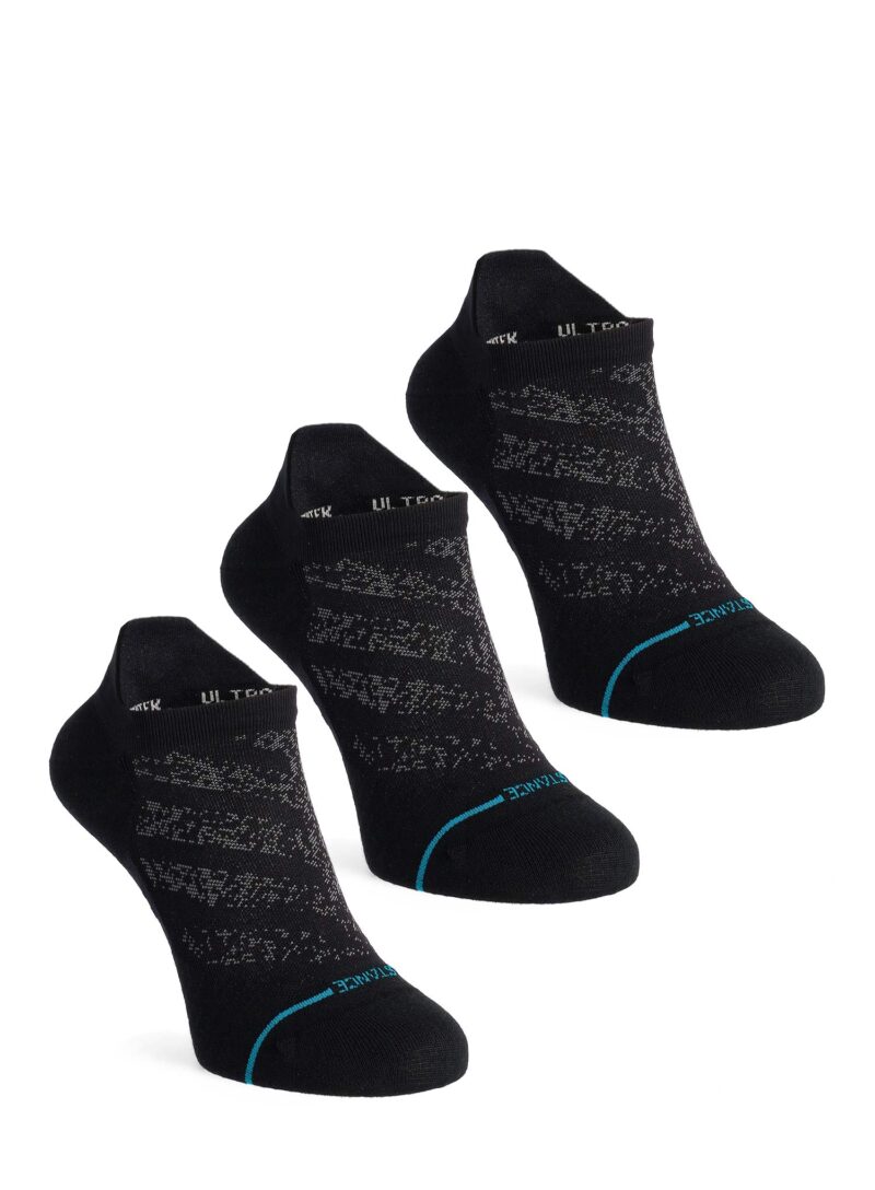 Șosete alergare Stance Run Ultralight Tab 3 Pack - black