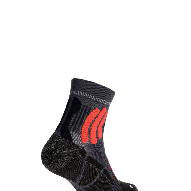 Șosete alergare X-Socks Sky Run Pro 4.0 - anthracite/dragonfly red preţ