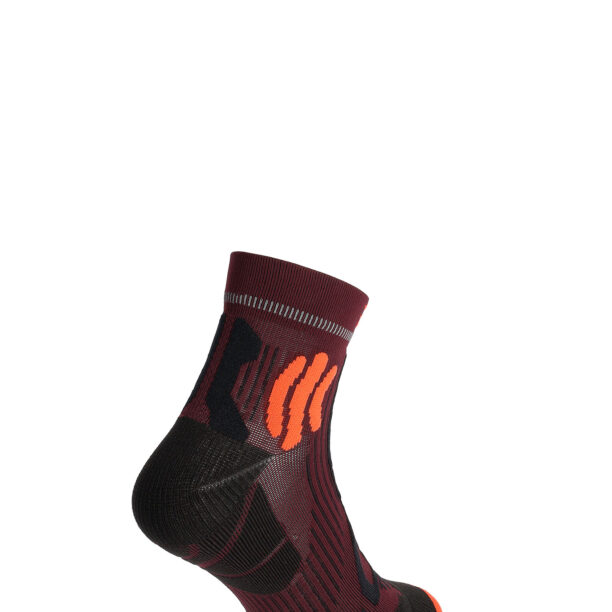 Șosete alergare X-Socks Trail Run Energy 4.0 - namib red/trick orange preţ