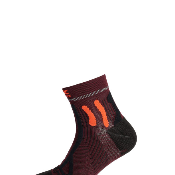 Cumpăra Șosete alergare X-Socks Trail Run Energy 4.0 - namib red/trick orange