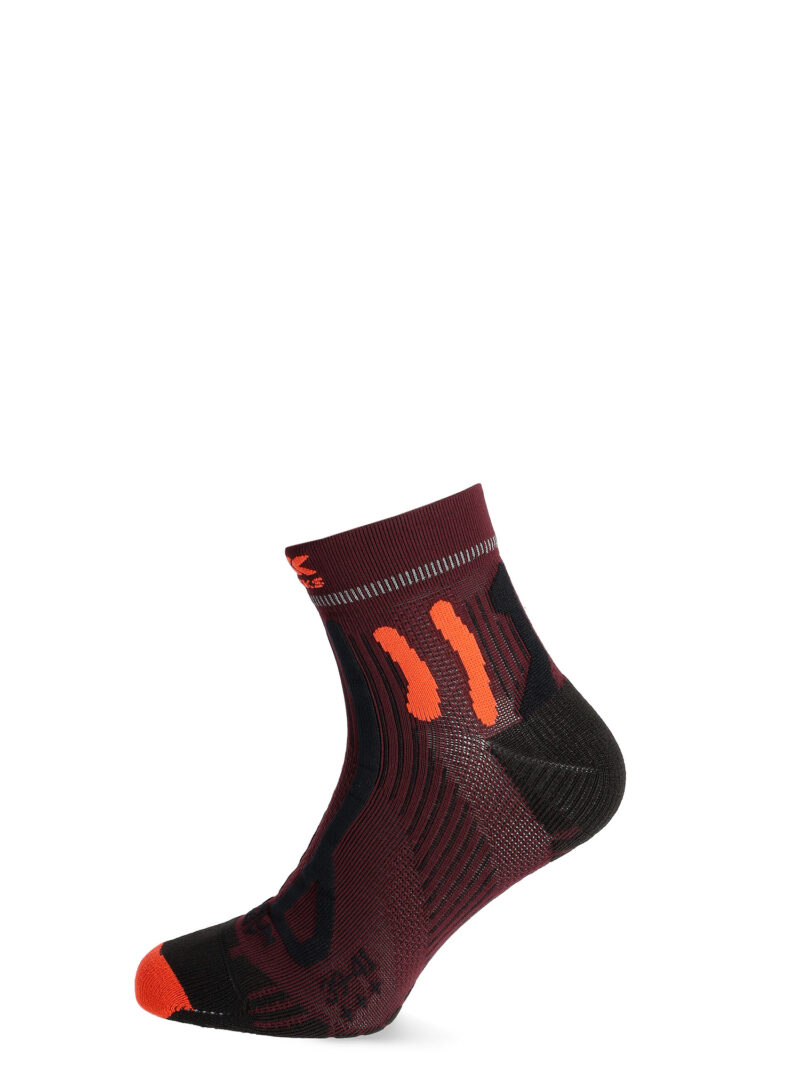 Cumpăra Șosete alergare X-Socks Trail Run Energy 4.0 - namib red/trick orange