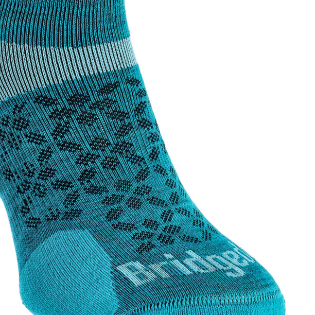 Original Sosete alergare femei Bridgedale Ultralight T2 Merino Sport Low - teal