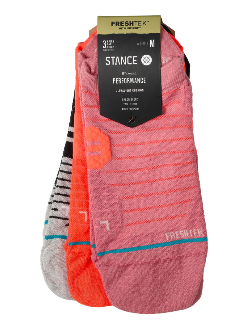 Sosete alergare femei Stance Amari 3 Pack - dustyrose preţ