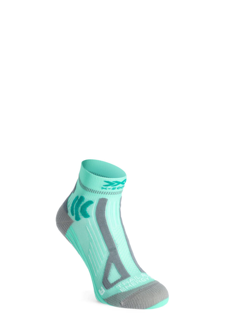 Sosete alergare femei X-Socks Trail Run Energy 4.0 - audrey green/pearl grey