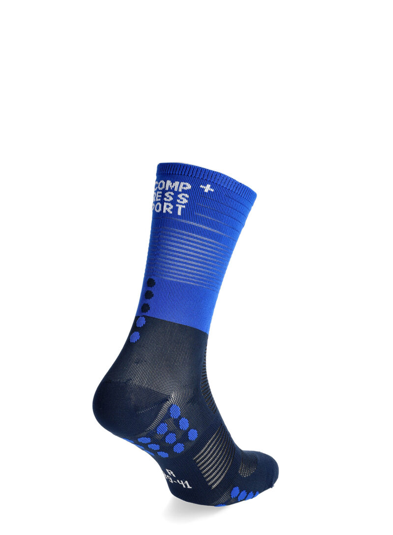 Sosete de alergare Compressport Mid Compression Socks - blue lolite preţ