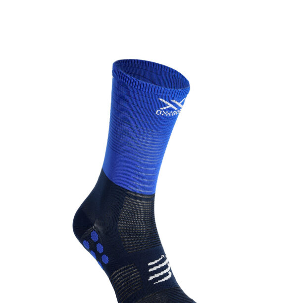 Sosete de alergare Compressport Mid Compression Socks - blue lolite