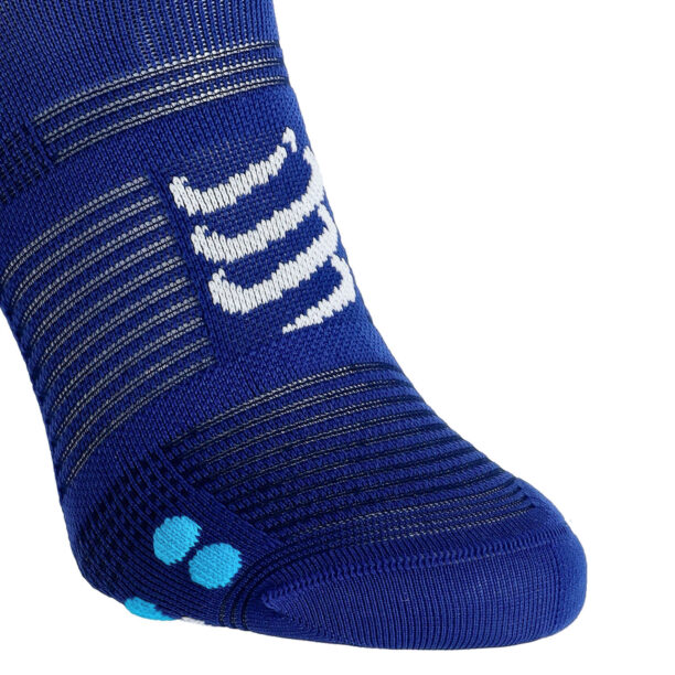 Preţ Sosete de alergare Compressport Pro Racing Socks v4.0 Run High - sodalite/fluo blue