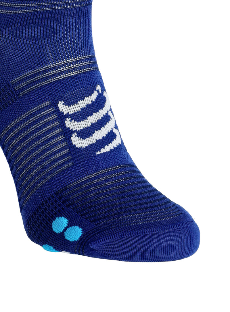 Preţ Sosete de alergare Compressport Pro Racing Socks v4.0 Run High - sodalite/fluo blue