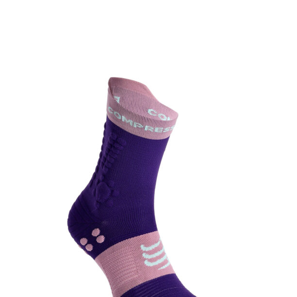 Sosete de alergare Compressport Pro Racing Socks v4.0 Trail - purple/grape