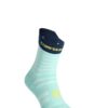 Sosete de alergare Compressport Pro Racing v4.0 UL Run High - shell blue/blue