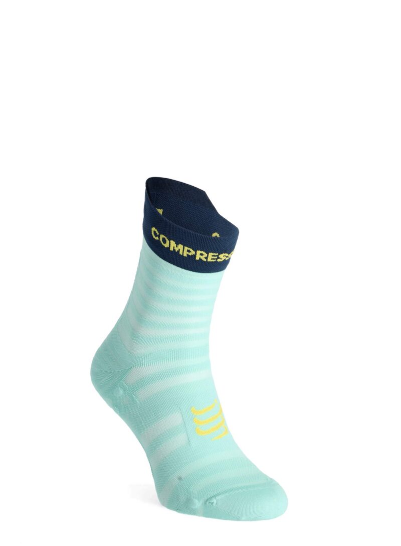 Sosete de alergare Compressport Pro Racing v4.0 UL Run High - shell blue/blue