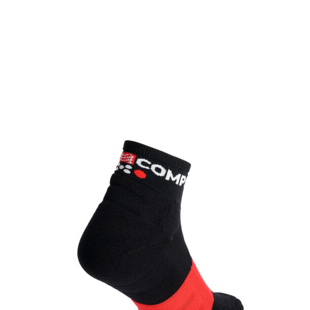 Sosete de alergare Compressport Ultra Trail Socks v2.0 Low - black/red preţ