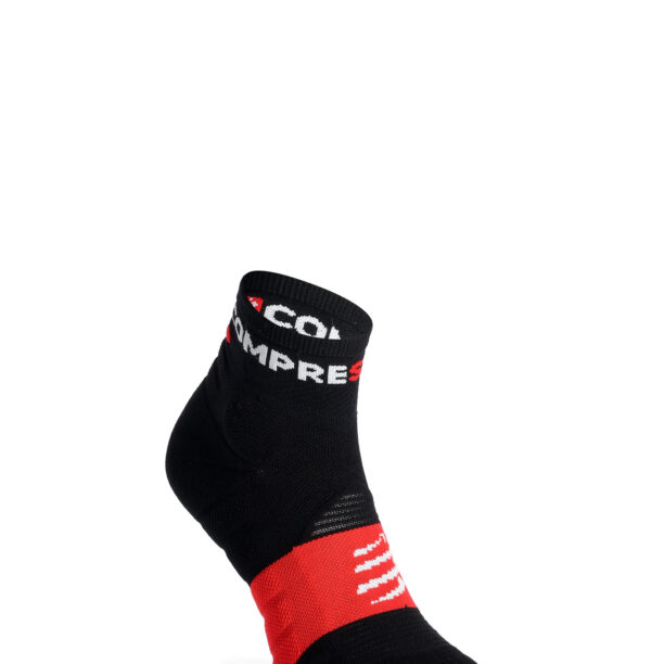 Sosete de alergare Compressport Ultra Trail Socks v2.0 Low - black/red