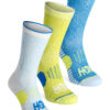 Sosete de alergare Hoka Crew Run Sock 3-Pack - diva blue/ice/primrose