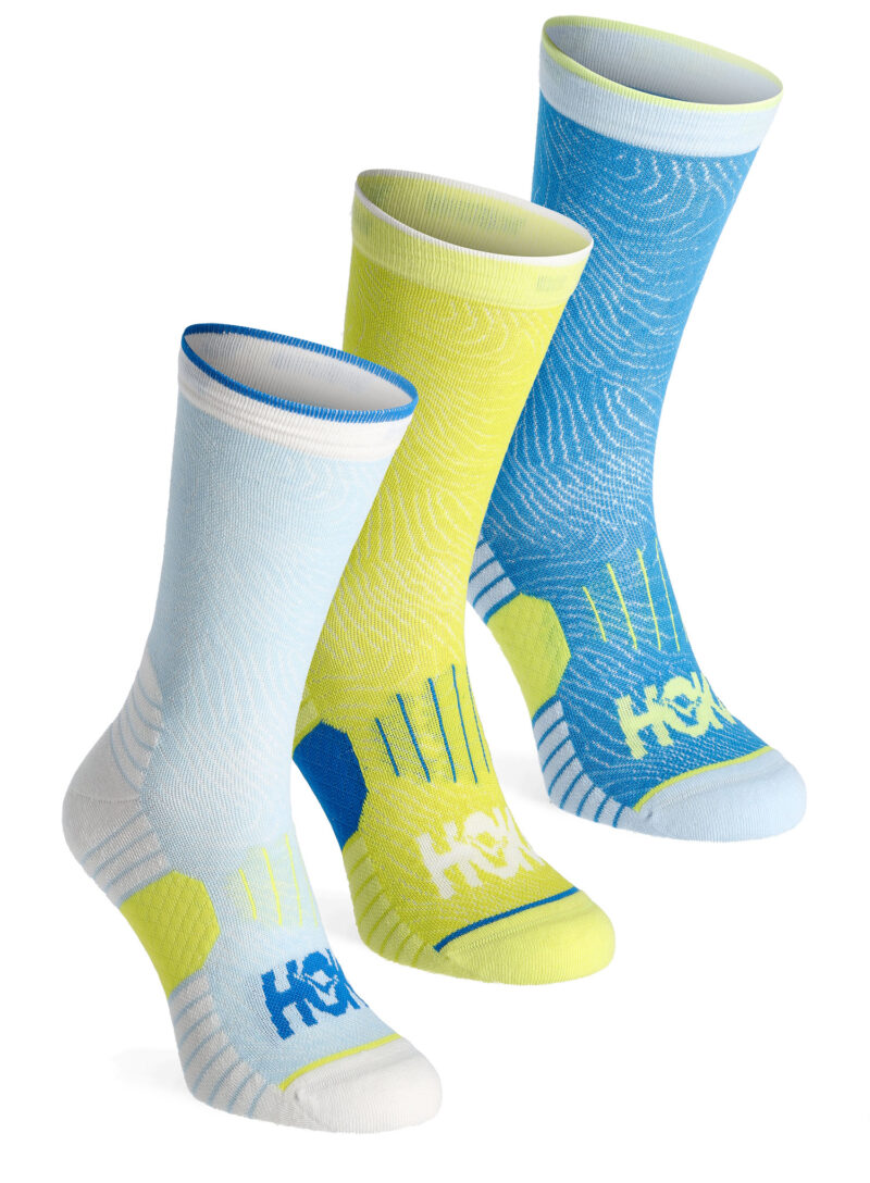 Sosete de alergare Hoka Crew Run Sock 3-Pack - diva blue/ice/primrose