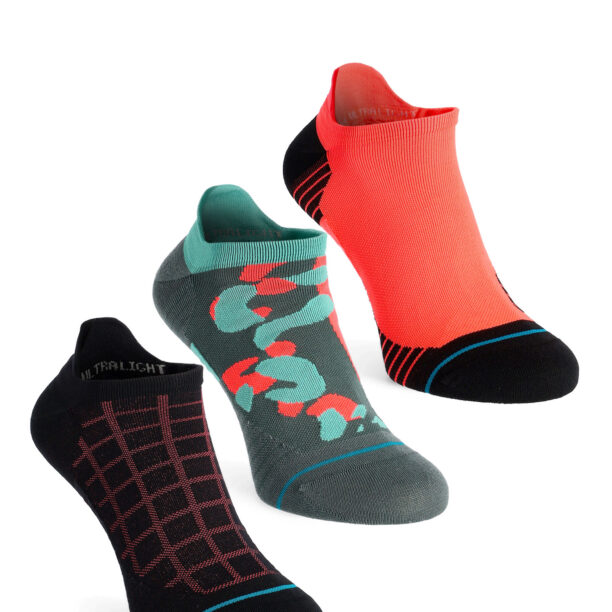 Sosete de alergare Stance Quantum Tab 3 Pack - multi