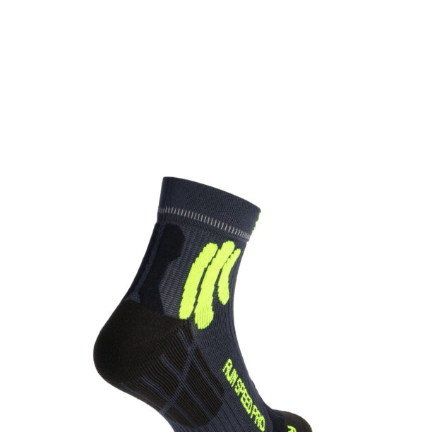 Sosete de alergare X-Socks Run Speed Pro 4.0 - charcoal/phyton yellow/black preţ