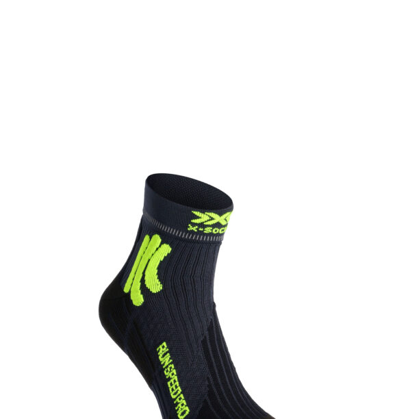 Sosete de alergare X-Socks Run Speed Pro 4.0 - charcoal/phyton yellow/black