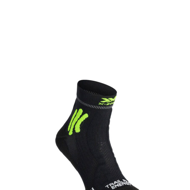 Sosete de alergare X-Socks Trail Run Energy 4.0 - opal black/effektor green