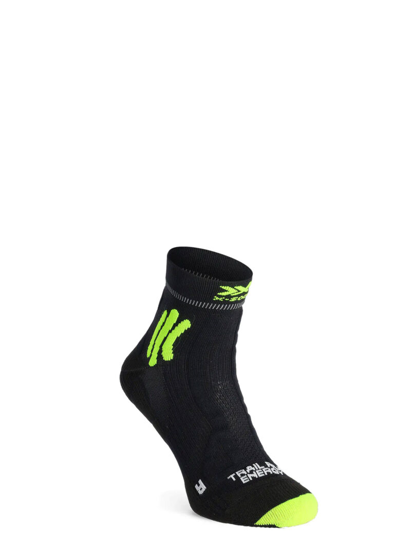 Sosete de alergare X-Socks Trail Run Energy 4.0 - opal black/effektor green