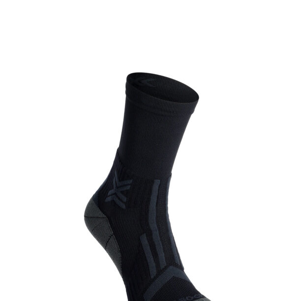 Sosete de alergare X-Socks Trailrun Perform Crew - black/charcoal