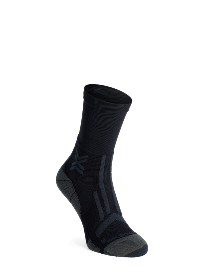 Sosete de alergare X-Socks Trailrun Perform Crew - black/charcoal