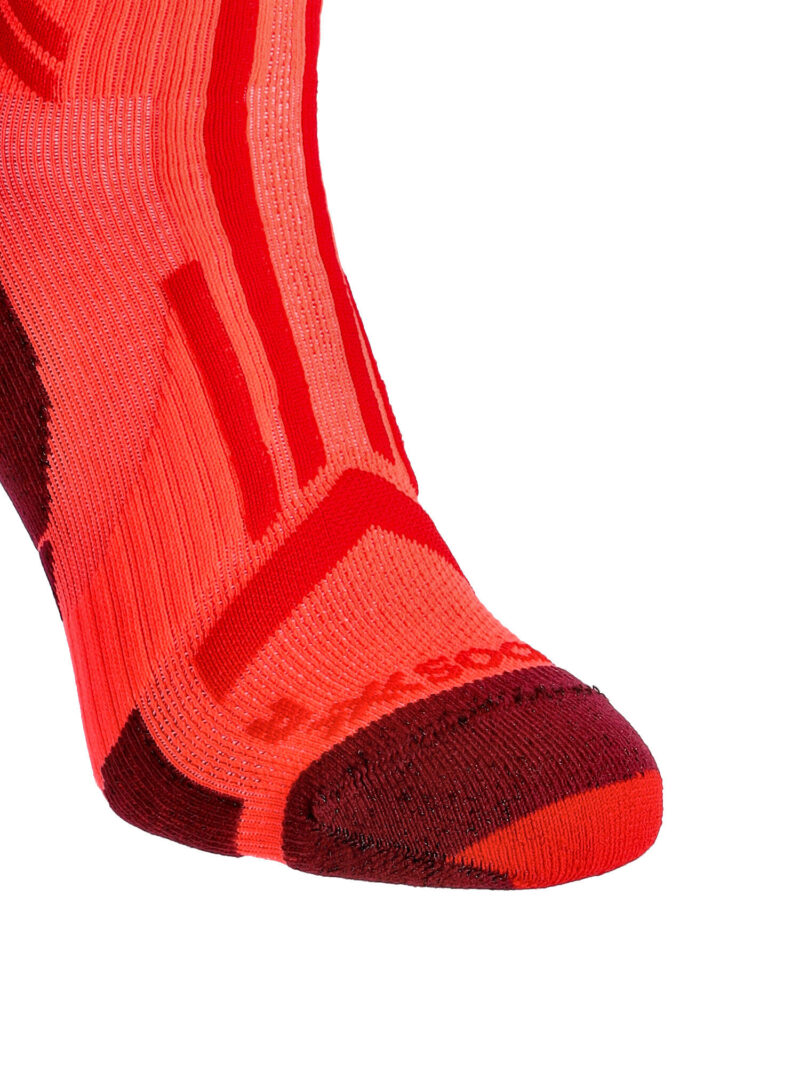 Preţ Sosete de alergare X-Socks Trailrun Perform Crew - fluo red/namib red